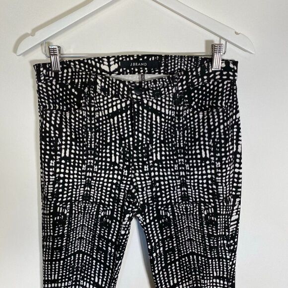 J Brand Kaleidoscope Mid Rise Skinny Pant - Picture 4 of 9